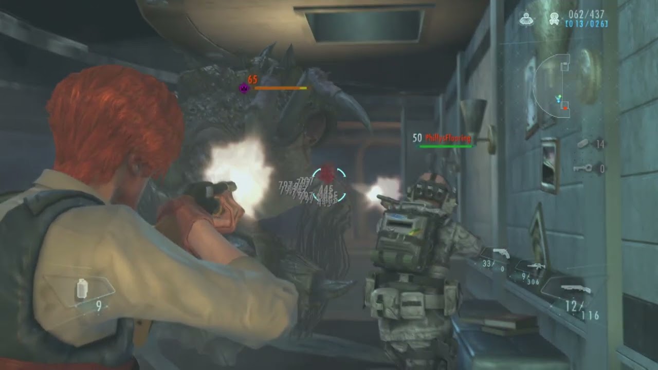 Resident evil revelations - ghost ship chaos - ORANGE slaughter (+ blue sledgehammer)