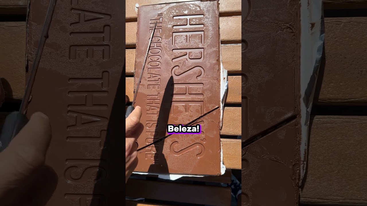 BARRA DE CHOCOLATE INFINITA GIGANTE! #shorts