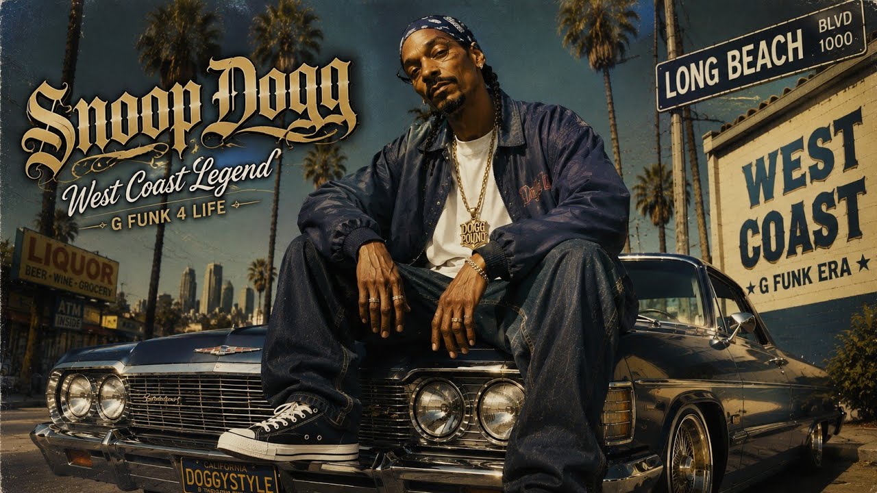 G-funk Style 90s 💥 Snoop dogg, 2Pac, Dr. Dre, Ice Cube, Biggie