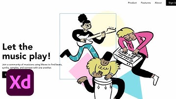 Illustrating and Designing a Landing Page with Pablo Stanley - 2 of 2 | Adobe Creative Cloud