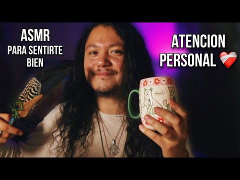 ASMR Te cuido y te ayudo a sentirte mejor 💚 Atención personal para calmar el corazón