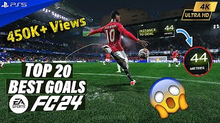 EA FC 24 | TOP 20 GOALS #2 PS5 4K
