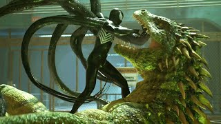 Classic Black Suit Vs Lizard Boss Fight - Marvel's Spider-Man 2