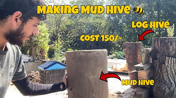 Mud Hive for Bees | Desi Aur Natural Beekeeping Setup