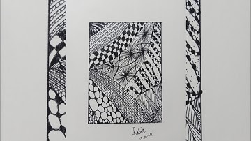 Zentangle Art Ideas: Draw with Me and Create Beautiful Zentangle Doodle Art #zendoodles