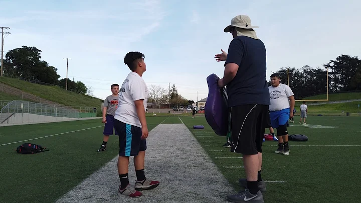 William Hopson coaching football 2019