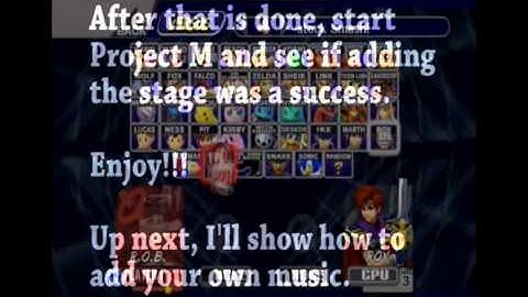 Project M: 3.0 Modding Tutorial - Part 4 - Adding Stages