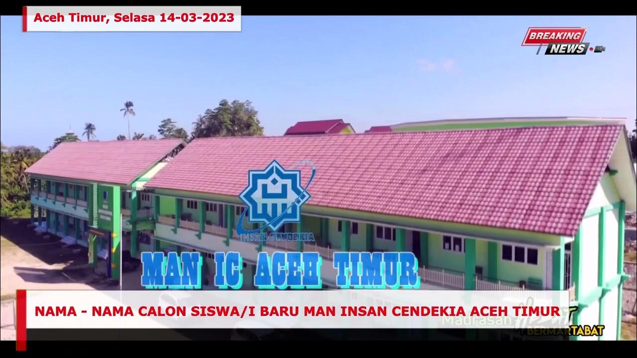 Pengumuman Hasil SNPDB 2023 MAN IC Aceh Timur Tahun Pelajaran 2023 /