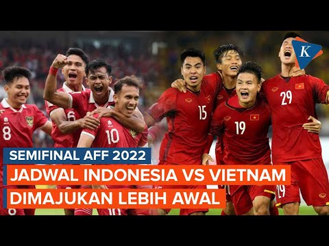 Jadwal Semifinal AFF 2022 Indonesia Vs Vietnam, Berlangsung Sore Ini