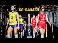 Unbelievable volleyball actions  brazil vs serbia gold match world championship 2022