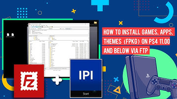 How To Install Games, Apps, Themes (fpkg) on PS4 11.00 and Below Via FTP