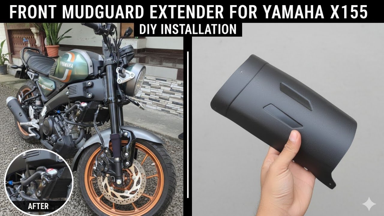 Yamaha XSR 155 Modification | Front Mudguard Install & New Look