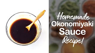 Quick Homemade Okonomiyaki Sauce Recipe