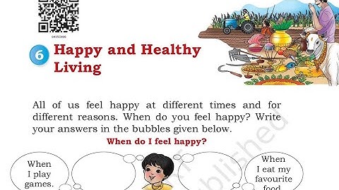 Happy and Healthy Living(chapter –6) class-4th ll New NCERT EVS Book The Wondrous World #class4