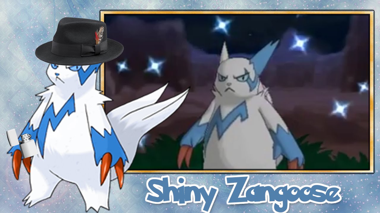 Live Shiny Zangoose 450 REs W/ Charm - Pokemon X & Y