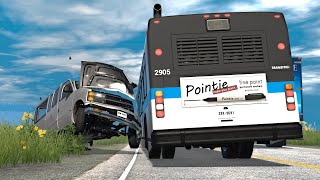 BeamNG Drive - Lipetskie Reysy Accident Reconstruction | Car Crash in Serebryanye Prudy in BeamNG... screenshot 1