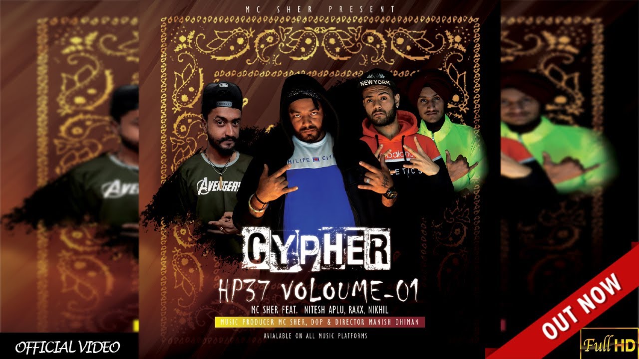 Cypher Hp37 Volume 01 | Mc Sher (feat. Nitesh Aplu, Raxx, Nikhil) | Prod. Mc Sher | Official Video