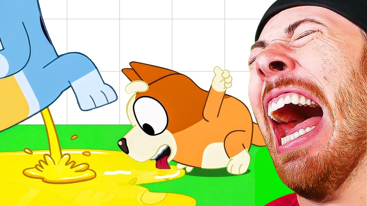 FUNNY Bluey Do Not LAUGH CHALLENGE (FUNNY ANIMATIONS YTP)