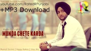 Munda chete karda - mehtab virk [+mp3 ...