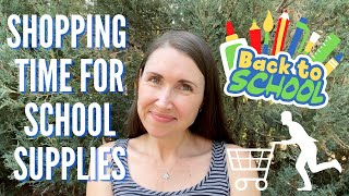 2021-2022 Homeschooling \/\/ School Supply Shopping 🛒 \/\/ Dollar Tree, Walmart \& Target