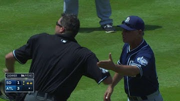 SD@ATL: Black ejected after arguing single in 7th