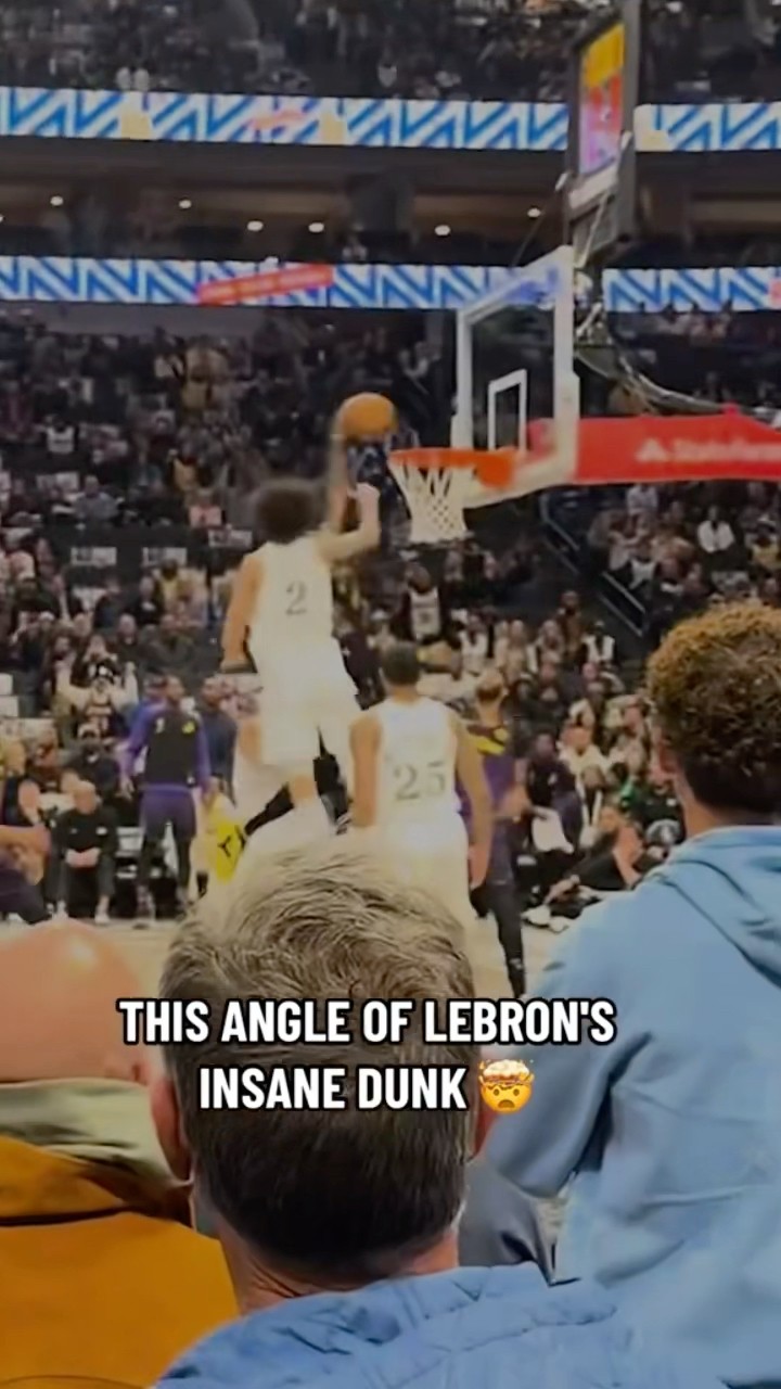 Imagine seeing this dunk POV ??