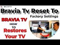 What is a HARD Reset on a Bravia TV in 2025?