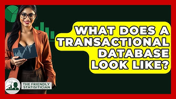 What Does A Transactional Database Look Like? - The Friendly Statistician