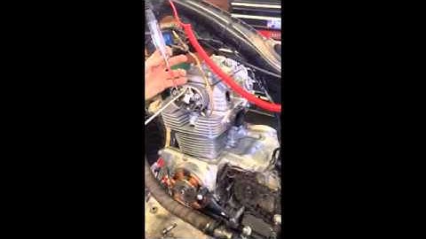 How to set static timing on Honda cb350 twin