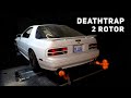 Making 700 hp on a 2200lb rx7 is rowdy