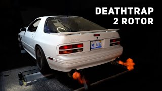 Making 700 HP on a 2200lb RX7 is ROWDY