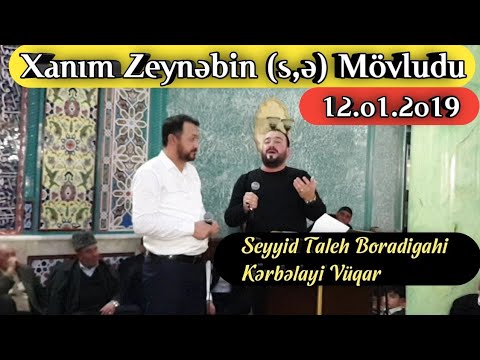 Xanim Zeynebin (s,e) Movludu 12.01.2019 - Seyyid Taleh Boradigahi 2019