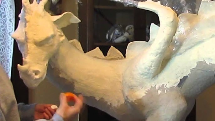 Paper Mache Dragon Sculpture - Make