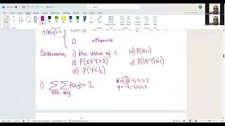 Example 3 on Joint discrete Probability distribution Lecture 4 #ProbabilityTheory #UniversityMath