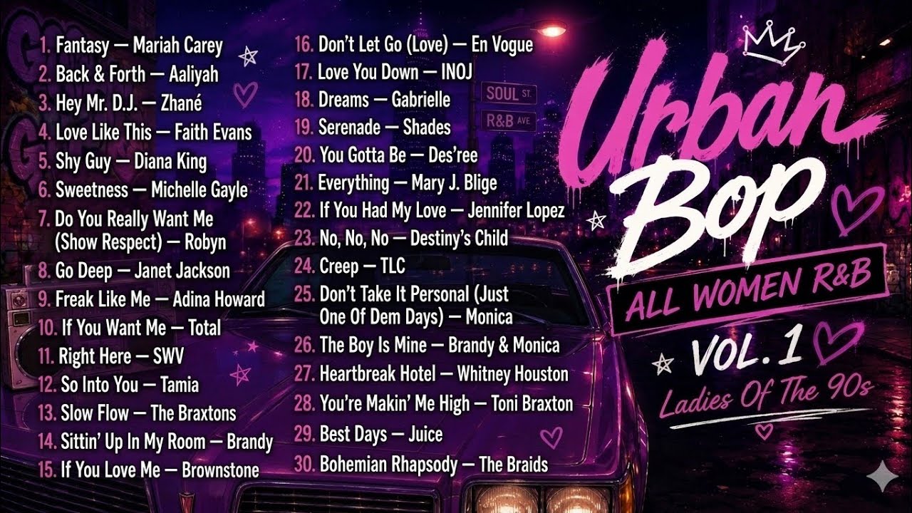 【R&B】Lady Urban Bop All Women R&B Volume 1 I Ladies Of The 90s [R&B, SOUL