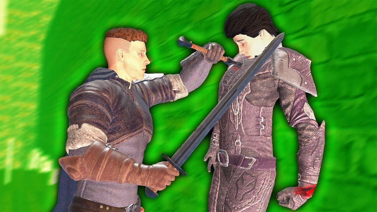 PINNING ENEMIES TO THE WALL IN VIRTUAL REALITY Blades and Sorcery VR