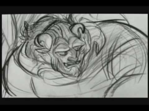 Beast pencil transformation (Beauty and the Beast)