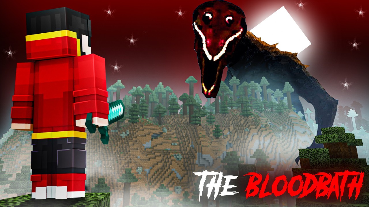 Surviving Minecraft's NEW DISTURBING Mod... The Bloodbath (HINDI) - YouTube