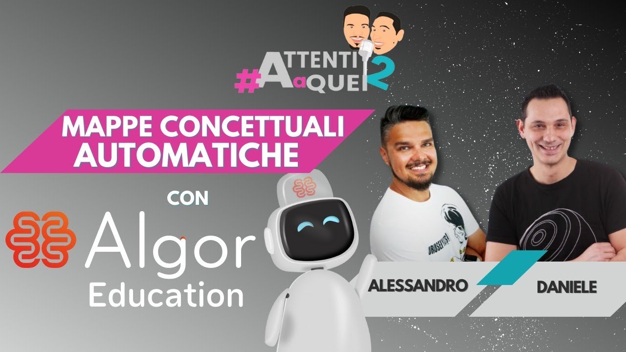 MAPPE CONCETTUALI automatiche con l'INTELLIGENZA ARTIFICIALE di Algor Education #AAQ2