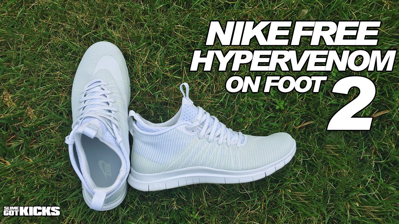 Gevlekt bellen tofu Triple White" Nike Free Hypervenom 2 - On Foot Review [HD] - YouTube