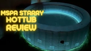 Unboxing and reviewing Mspa’s starry hottub