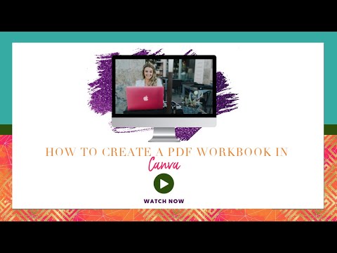 Canva Tutorial - How to Create a PDF Workbook