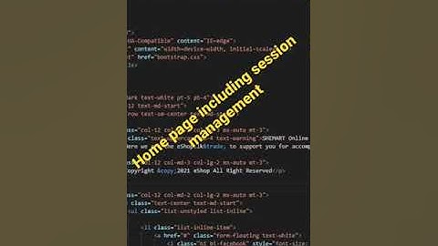 Program the home page including session management and latest products listing #shorts