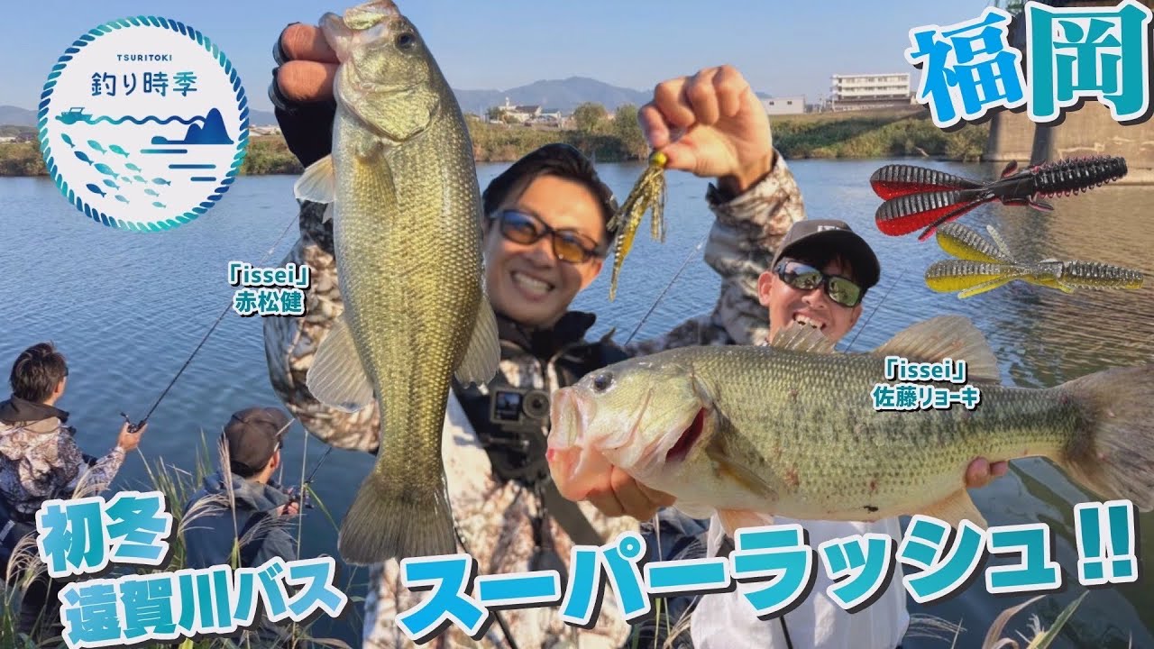 【釣り時季】初冬の遠賀川バス　スーパーラッシュ!!