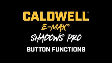 Button functions on your E-MAX Shadows Pro
