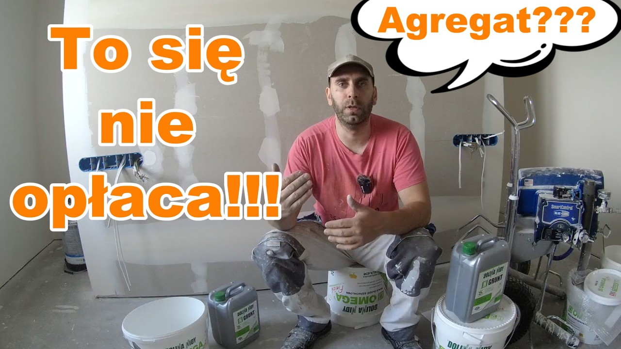 Jak wykonać gładź i przygotować ścianę do malowania? Gładź Omega Finisz z wałka i agregatu-od A do Z