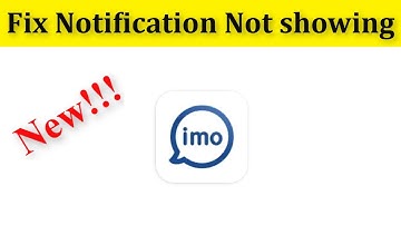 How To Fix imo Notifications Problem Android || Fix Notifications Not Showing imo Android Mobile