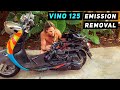 Yamaha Vino 125 Emission System Removal! | Mitch's Scooter Stuff