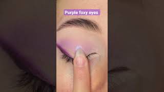 Step by step foxy eyes 💜 #makeupshorts