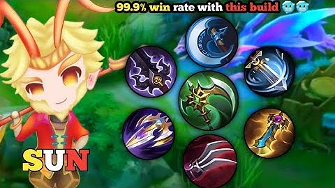 🔥 NEW BEST BUILD for Sun 2025! | Rank Up FAST In MLBB